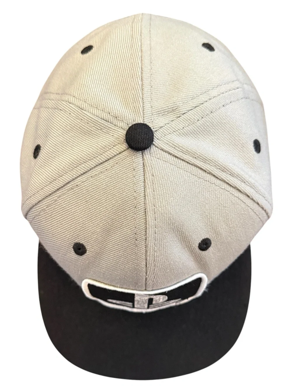 PlayStation PS Logo Snapback Hat Gray Black Sony Gaming Gamer Cap Y2K Style